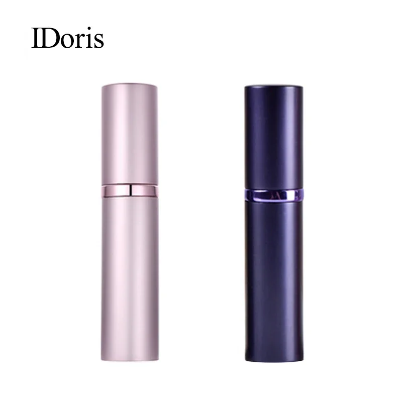 IDoris Hot Sale Mini Fashion Perfume Sub-Bottle Portable Travel Perfume Bottle Spray Empty Bottle 5ml 2Pcs Purple And Pink