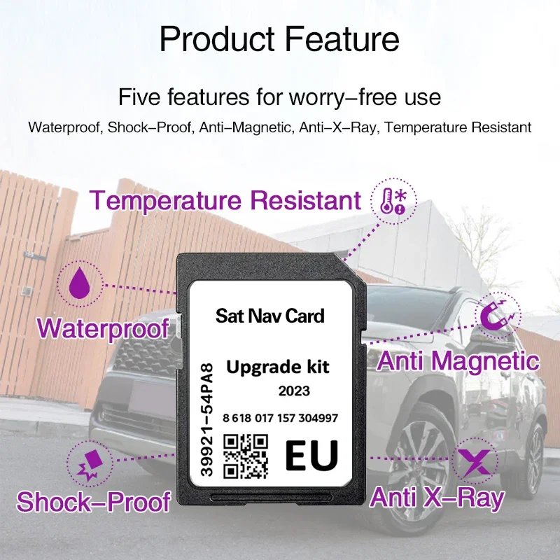 جديد 2023 لخريطة الملاحة سوزوكي فيتارا بطاقة SD بطاقة خريطة GPS 16 جيجابايت مناسبة مع SX4 S-Cross After Facelift (2016 - 2021)