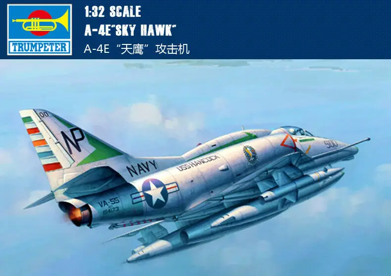 

Trumpeter 02266 Static Model A-4E Skyhawk Attack Plane Fighter Airplane 1/32 TH06893-SMT2