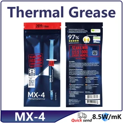 MX4 Thermal Paste Processor MX-4 4g 8.5W/M-k For CPU GPU Printer HeatSink Cooling Cooler Thermal Grease Compound Silicone