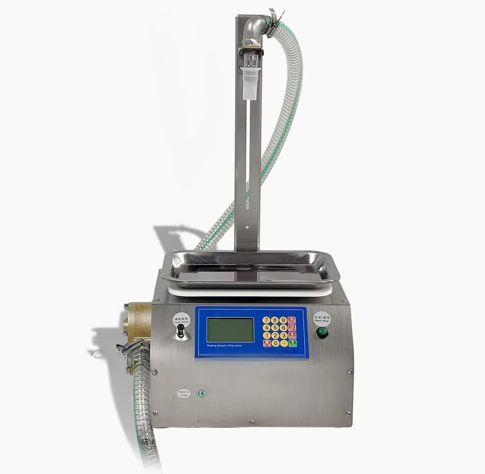 

L15 Semi-Automatic Honey Sesame Paste Filling Machine for Viscous Liquid Quantitative Weighing Drip Stainless Steel Gear