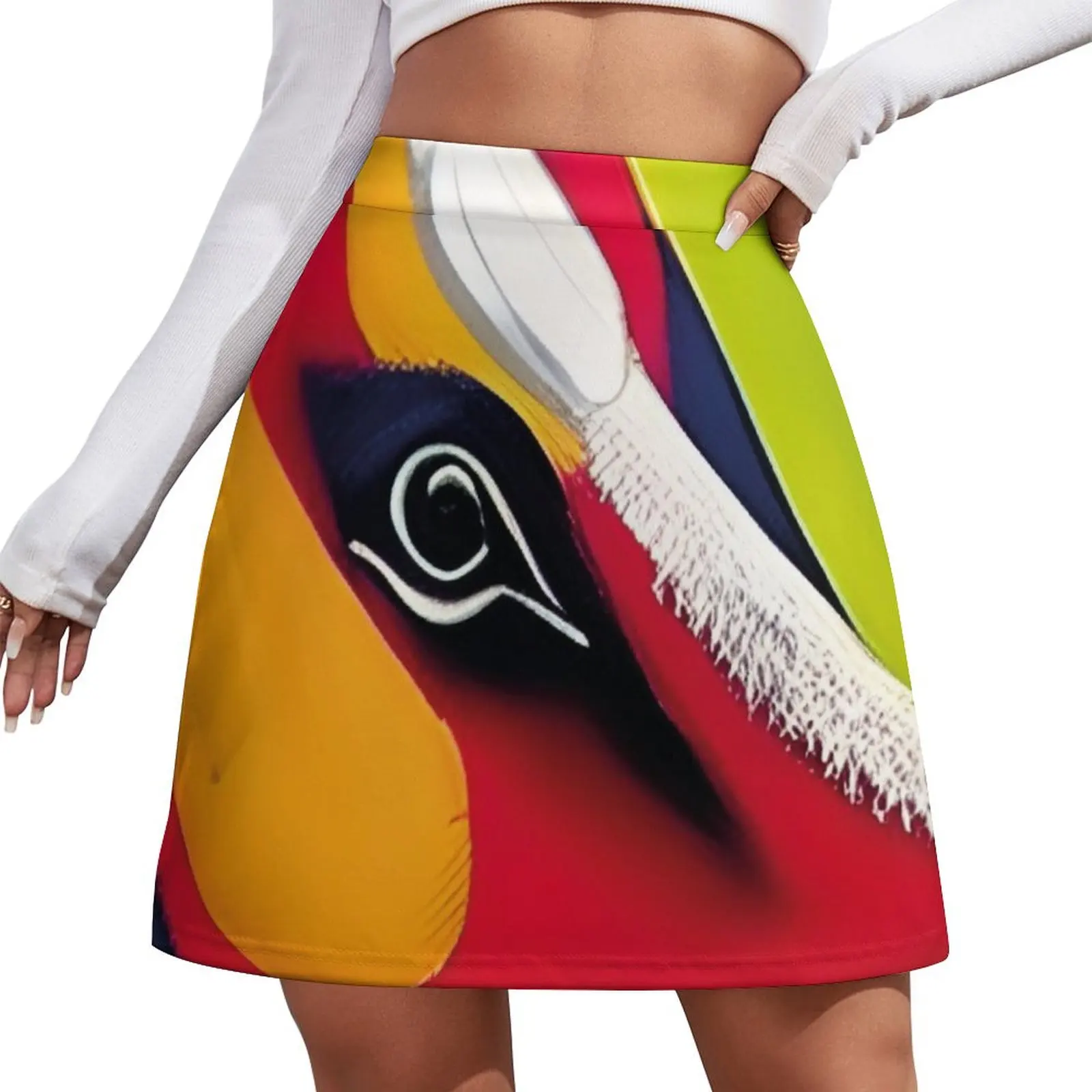 

Moo Art Mini Skirt Skirt satin clothing women summer 2026 Woman skirts korean luxury clothing Mini Skirt