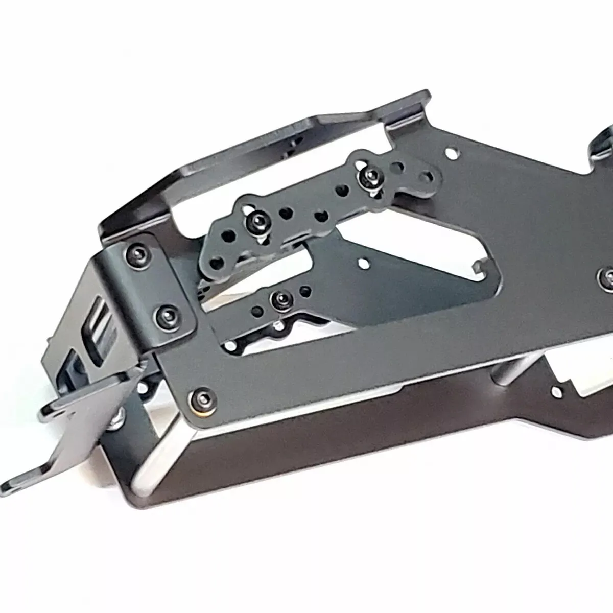 Aluminum RC Chassis Kit for Tamiya Clod Buster / Bull Head 6X6X6 1/10 RC Car Upgrades Accessories