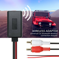 Car Wireless Bluetooth Cable Adapter Receiver AUX HIFI Sound Quality Music Audio Stereo Receiver For 2RCA Interface Audio Line