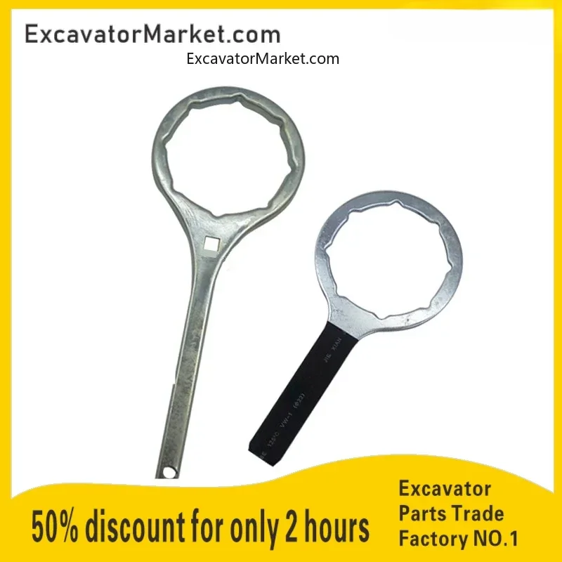 For HITACHI ZX200-3 SK 200-8 Super 8 Electricity injection Oil-water separator Diesel filter Wrench excavator accessories