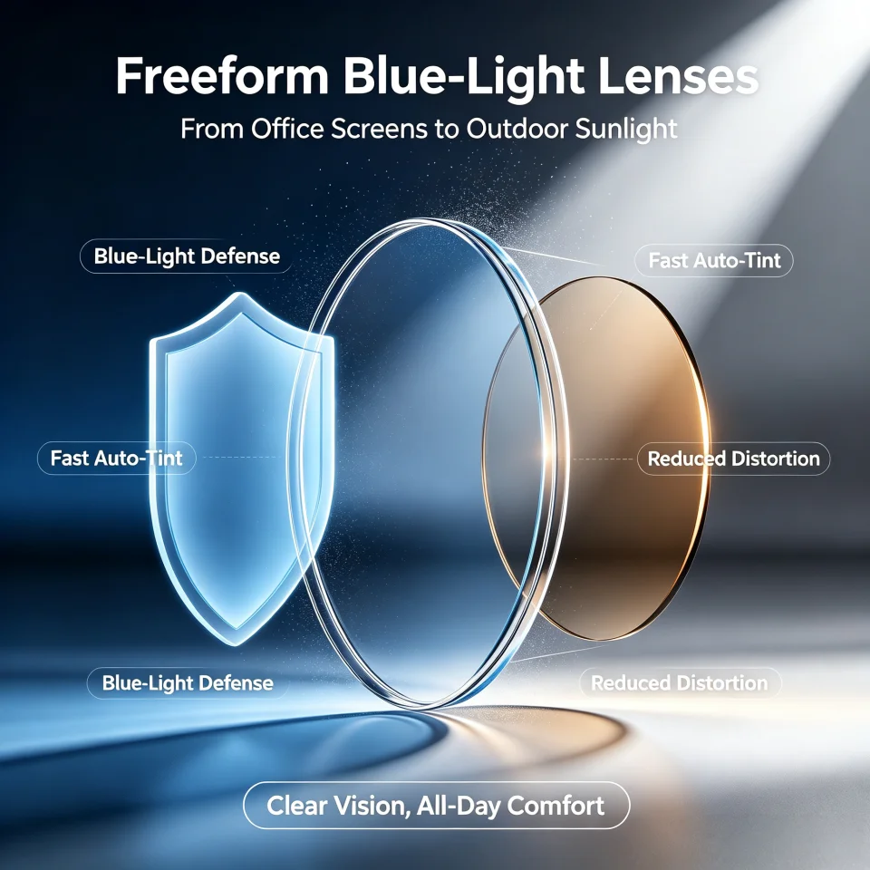 1.56 1.61 1.67 1.74 Customized functional lenses Resin lenses PC lenses Glass lenses HD high toughness high hardnes