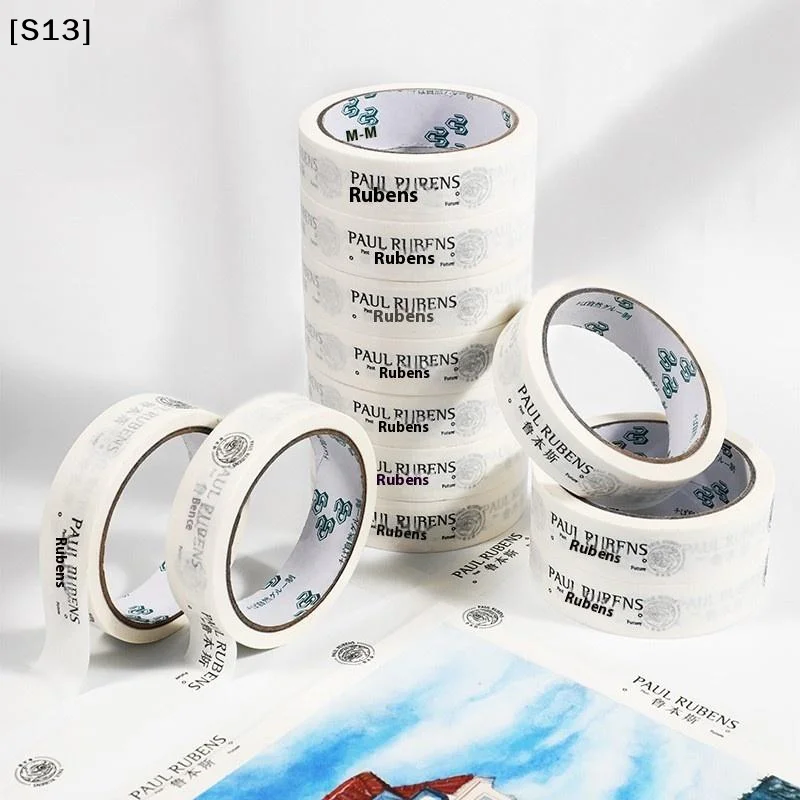 Rubens Watercolor Masking Tape 25mmx20m Sketch Painting Oil Painting ArtistTape Sketch Fixation Sticky Traceless Tape[Q]Q@