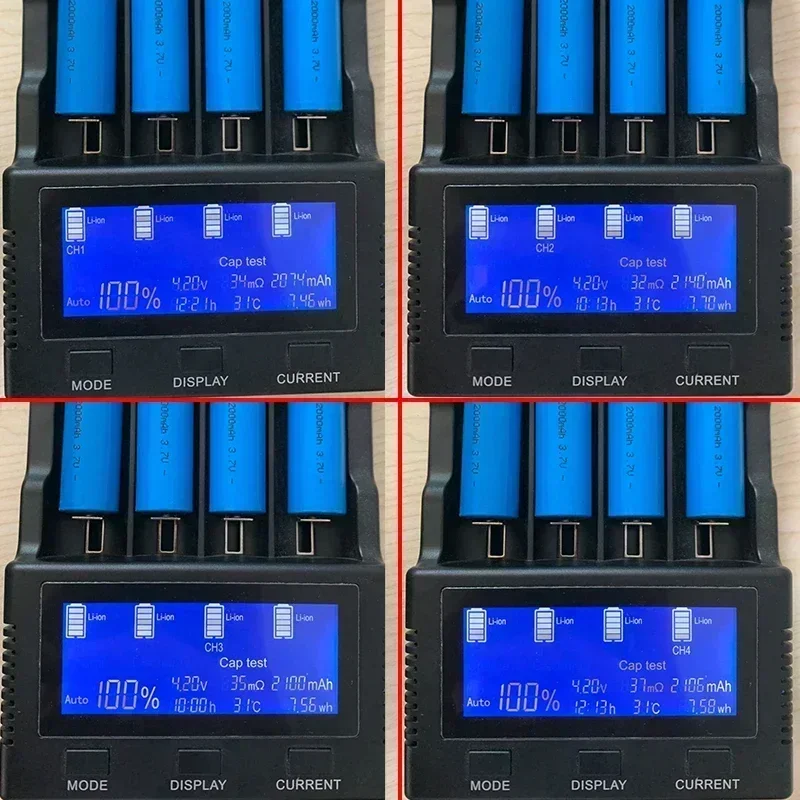 PURFIELD New 18650 Battery 3.7 v 2000mah 18650 Lithium Rechargeable Battery For Flashlight batteries