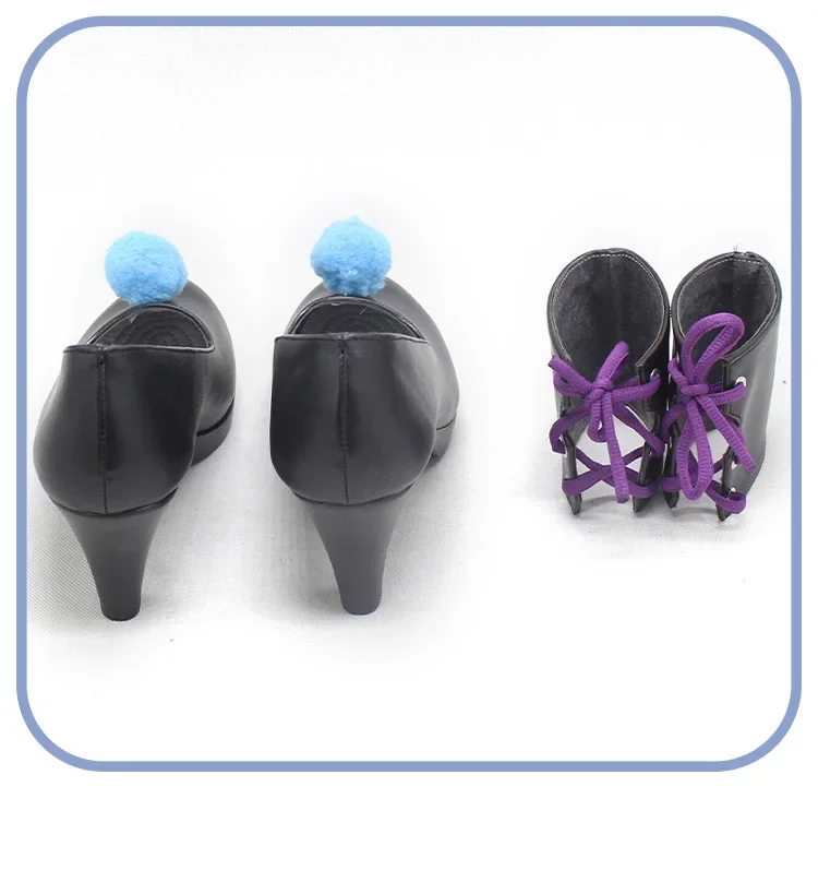 Tokoro Megumi تأثيري أحذية بولي أحذية أحذية من الجلد هالوين كرنفال الأحذية أنيمي اكسسوارات تأثيري الدعامة مخصص