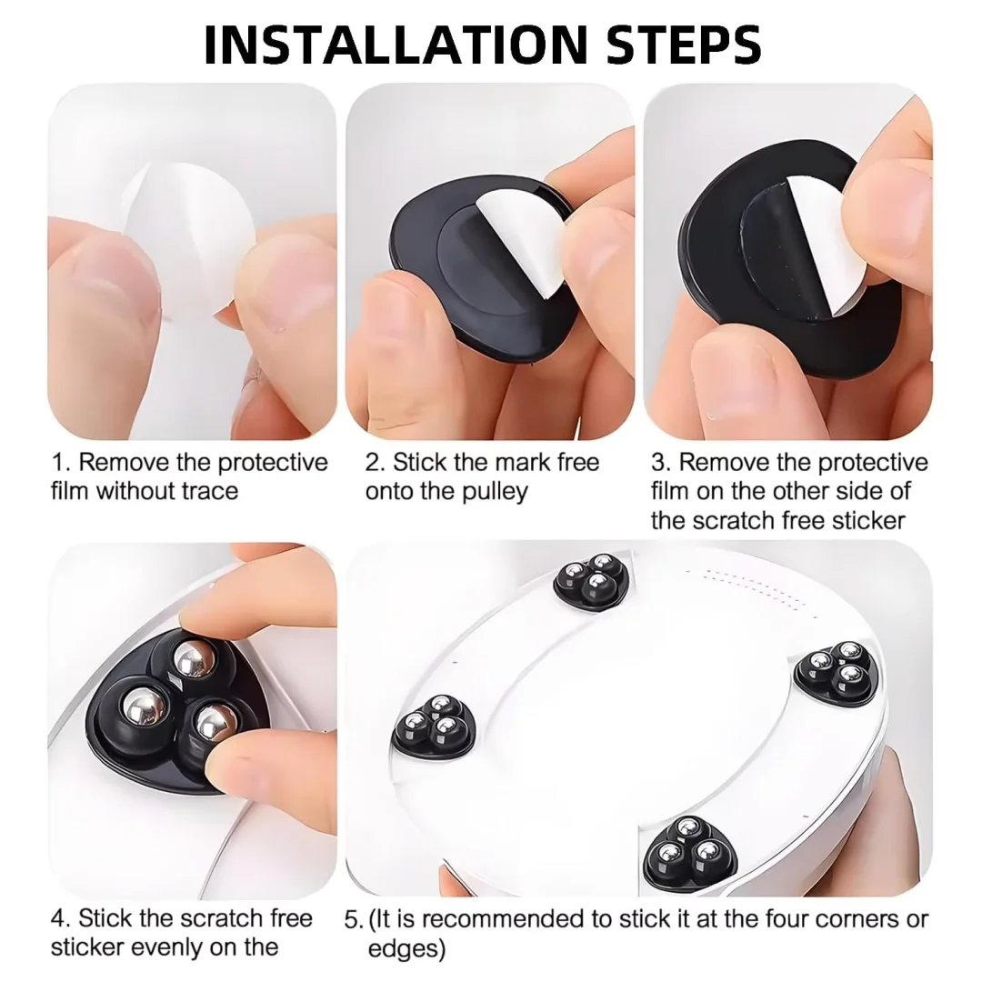 Self adhesive casters，360 ° ro - Kitchen Appliances Small review and price