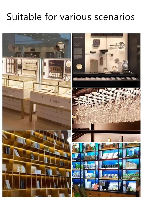 Barra de luz rígida de alumínio led dc12v 50cm 20 polegadas em forma de u/v 5730 36leds led canal de alumínio iluminação de decoração para casa