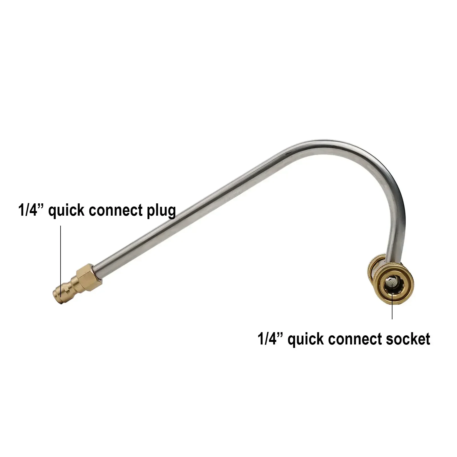 

Pressure Washer Gutter Cleaner For Pressure Nozzle Nozzles Practical To Use. With 4 Nozzles 1/4 Inch 20cm Fashion