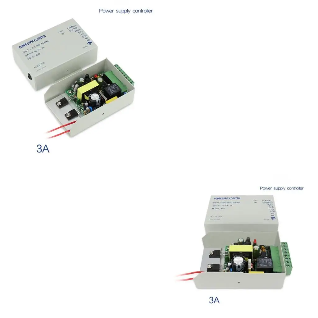Power Supply Control for DC 12V 3A Door Access Controller for Apartment Office Building Intercom Camera Door Access Syst