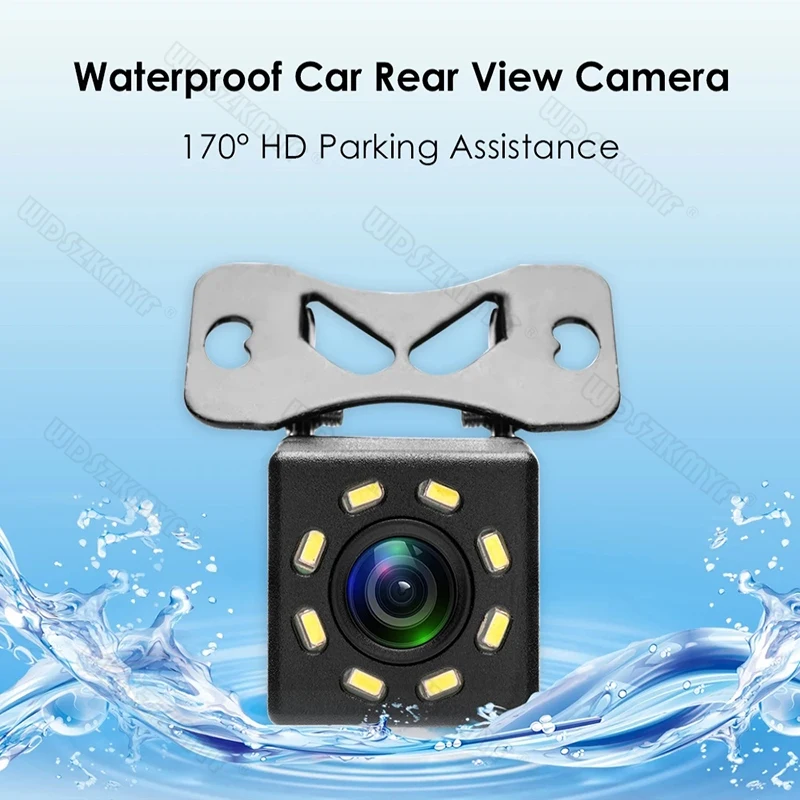 Car Rear View Camera Night Vision Reversing Backup Auto Parking Monitor LED CCD Waterproof HD Video for Car Intelligent Systems