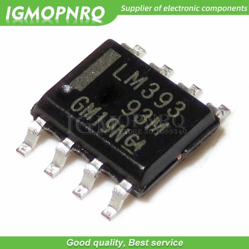 50pcs LM393 LM393DR LM393D SOP-8 Comparators Dual Differential new original