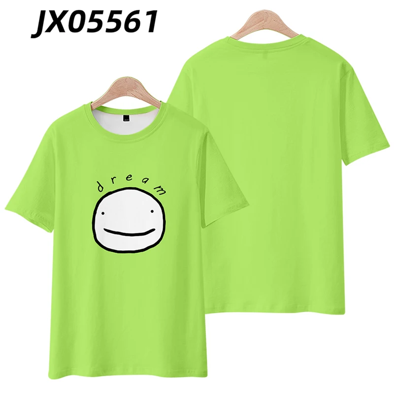 90s Dream Smp Merch Ranboo T Shirt Men Boys Kawaii Cartoon Games T-Shirt Funny Harajuku Punk Grapphic Tees Unisex Summer Tops