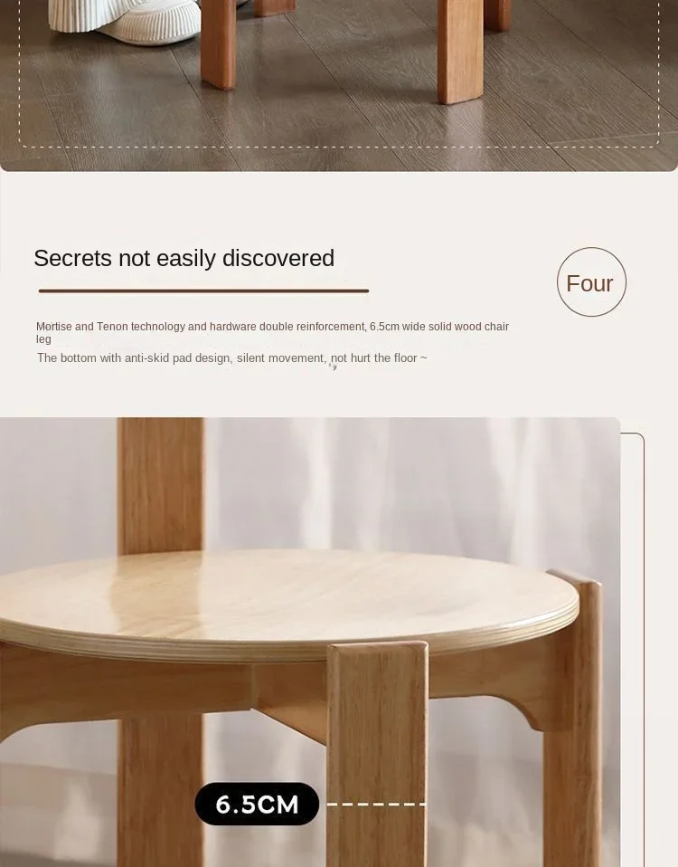 French Retro Dining Chair Design Master's Makeup Backrest Living Room Chair Minimalist Coffee Vintage Solid Wood Chair Furniture