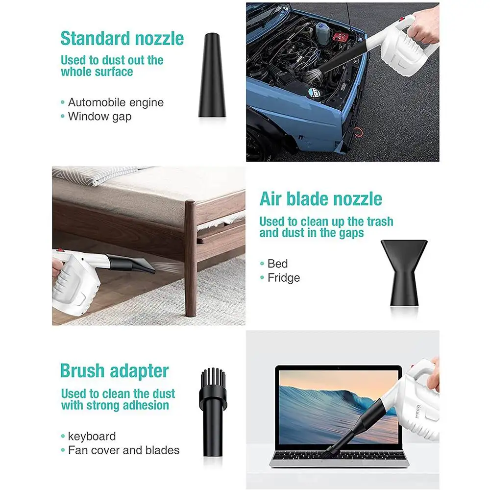 منفضة كهربائية متعددة الوظائف منفضة هواء كهربائية قوية سرعتين قابلة للتعديل رياح Srong 550 واط منفاخ غبار عالي الطاقة