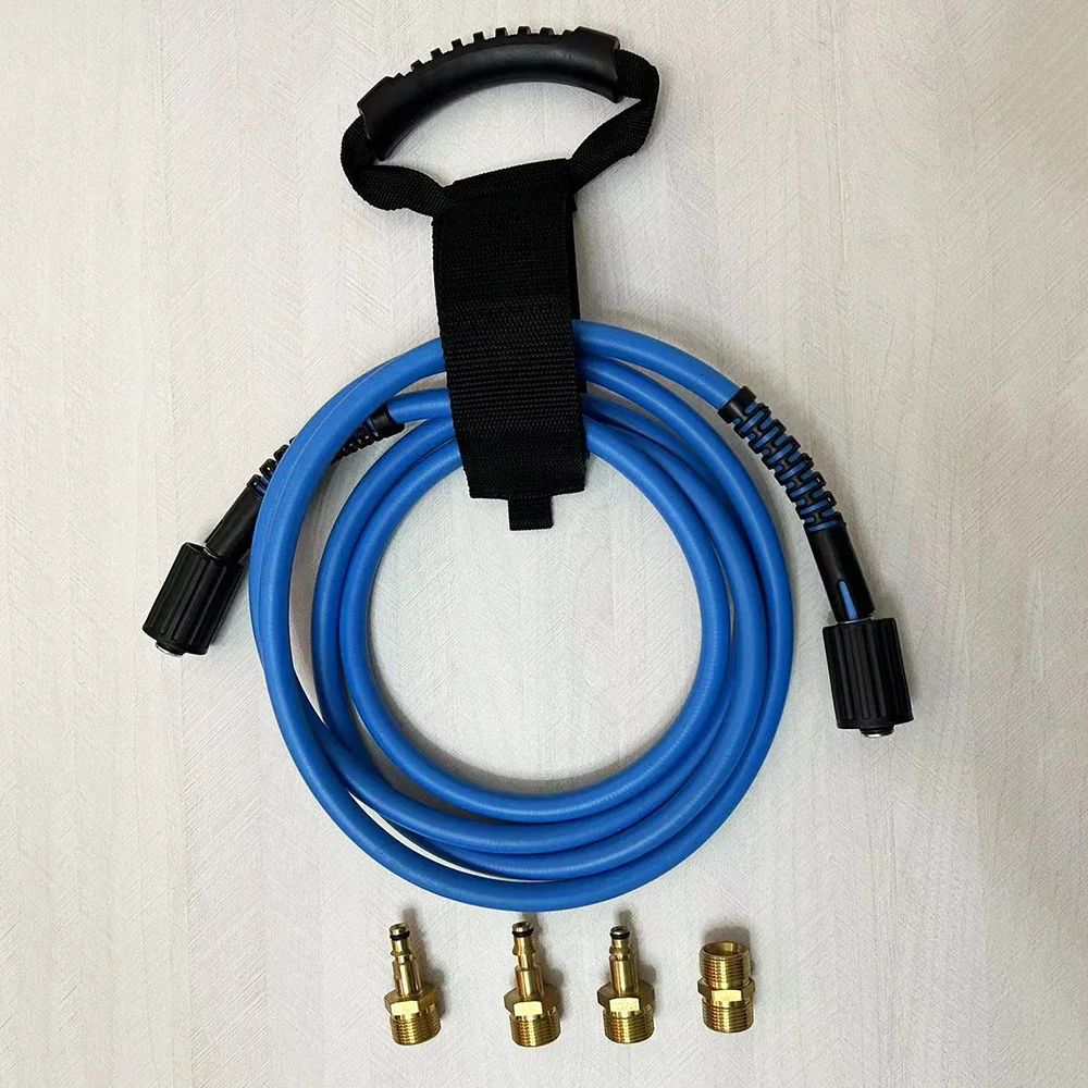 Super Flexible Kink Resistant Pressure Washer Cleaning Hose Extension Pipe Replacement Hose For Karcher Lavor Parkside Connector