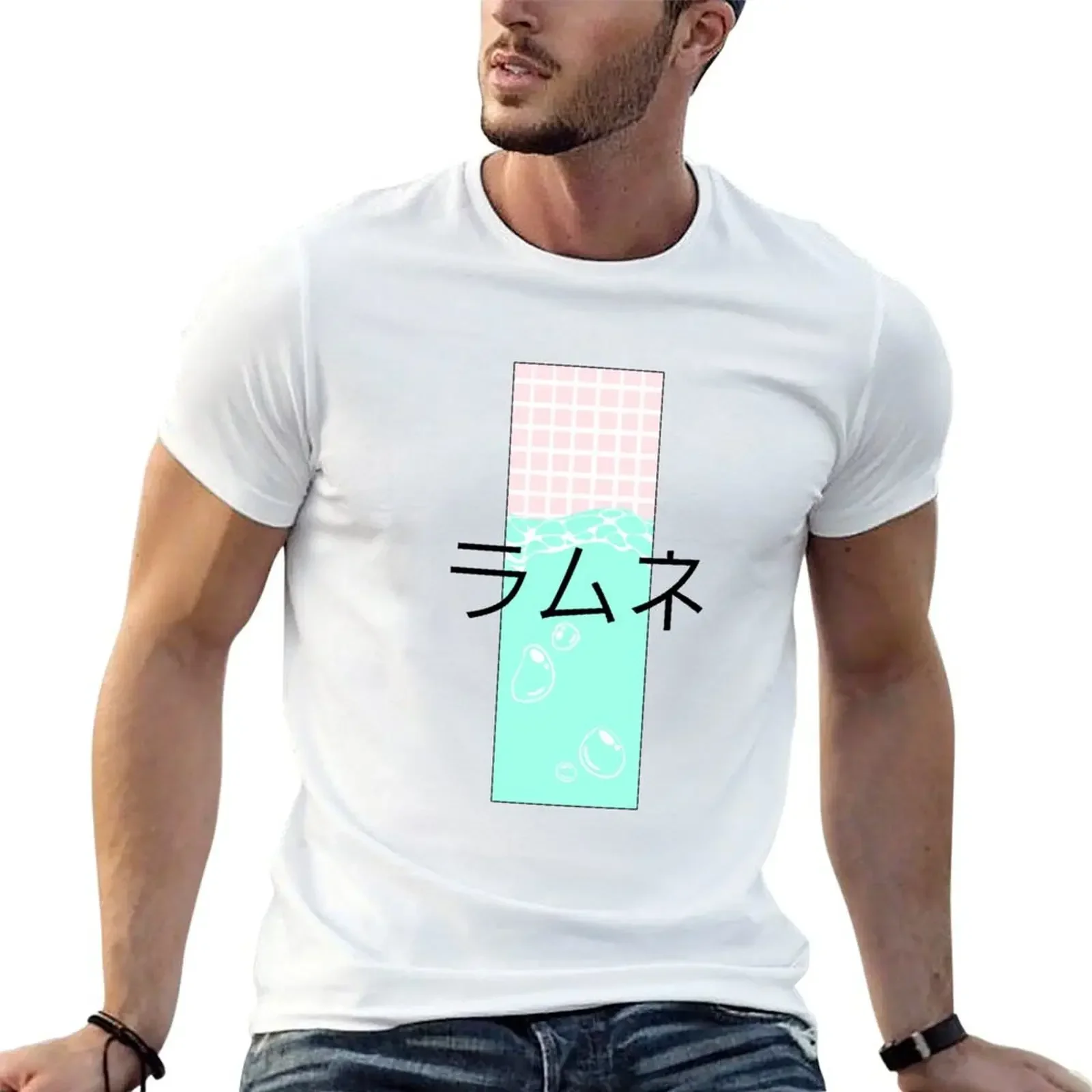 Ramune T-Shirt plus sizes korean fashion tshirts for men