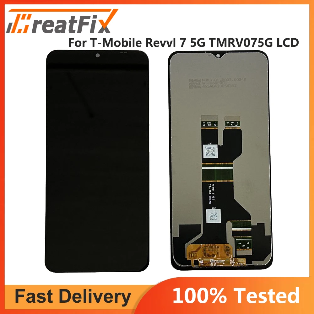 

6.58" Display LCD For T-Mobile Revvl 7 5G TMRV075G Touch Screen Digitizer Assembly Replacement For T-Mobile Revvl 7 5G LCD