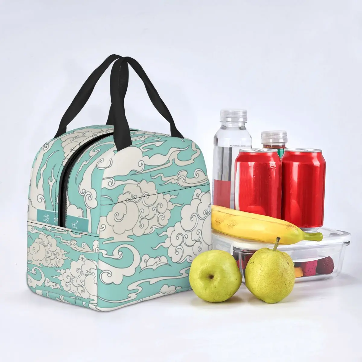 Gusu Lan Thermal Insulated Lunch Bag Women VARIANT Portable Lunch Container for School Multifunction Food Box