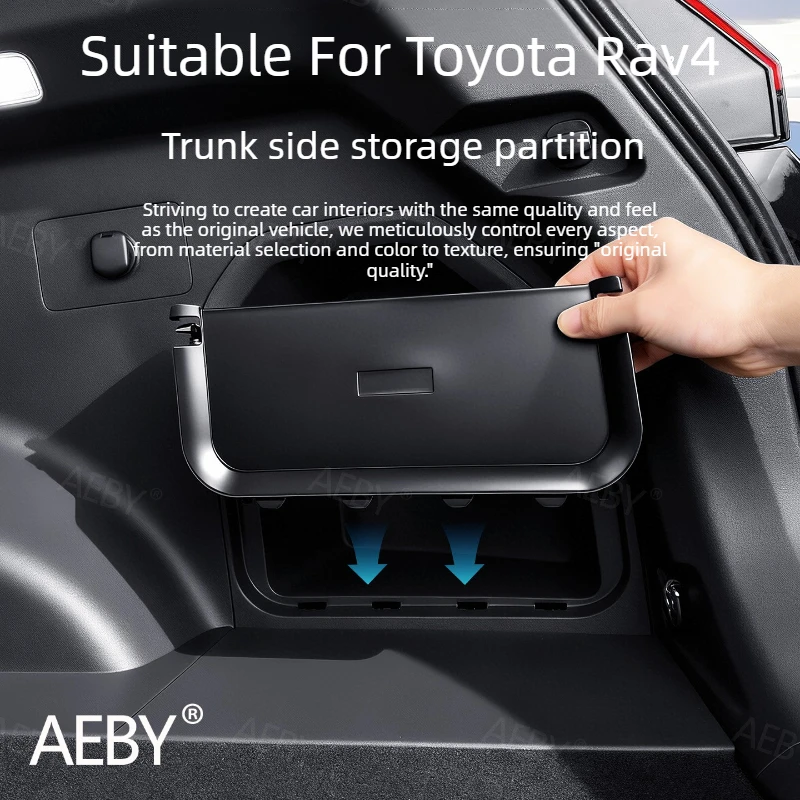 

For Toyota Rav4 2020-2026 suitcase divider,Car trunk side partition,barrier storage separator divider,Car interior accessories