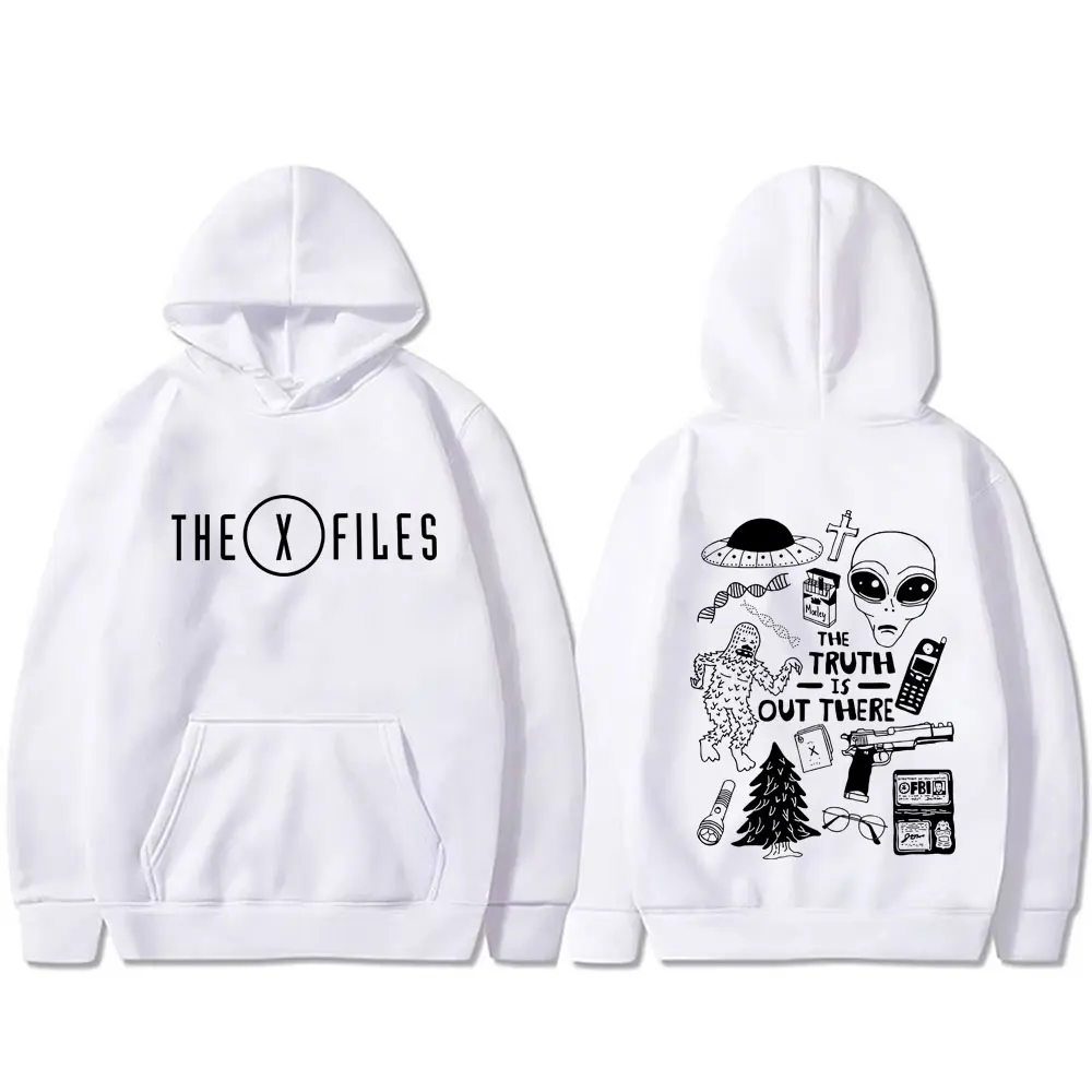 

Movie The X Files The Truth Is Out There Merch Hoodie Men Women Clothing Casual Humor Pullover Hoodies Men's Funny Streetwear