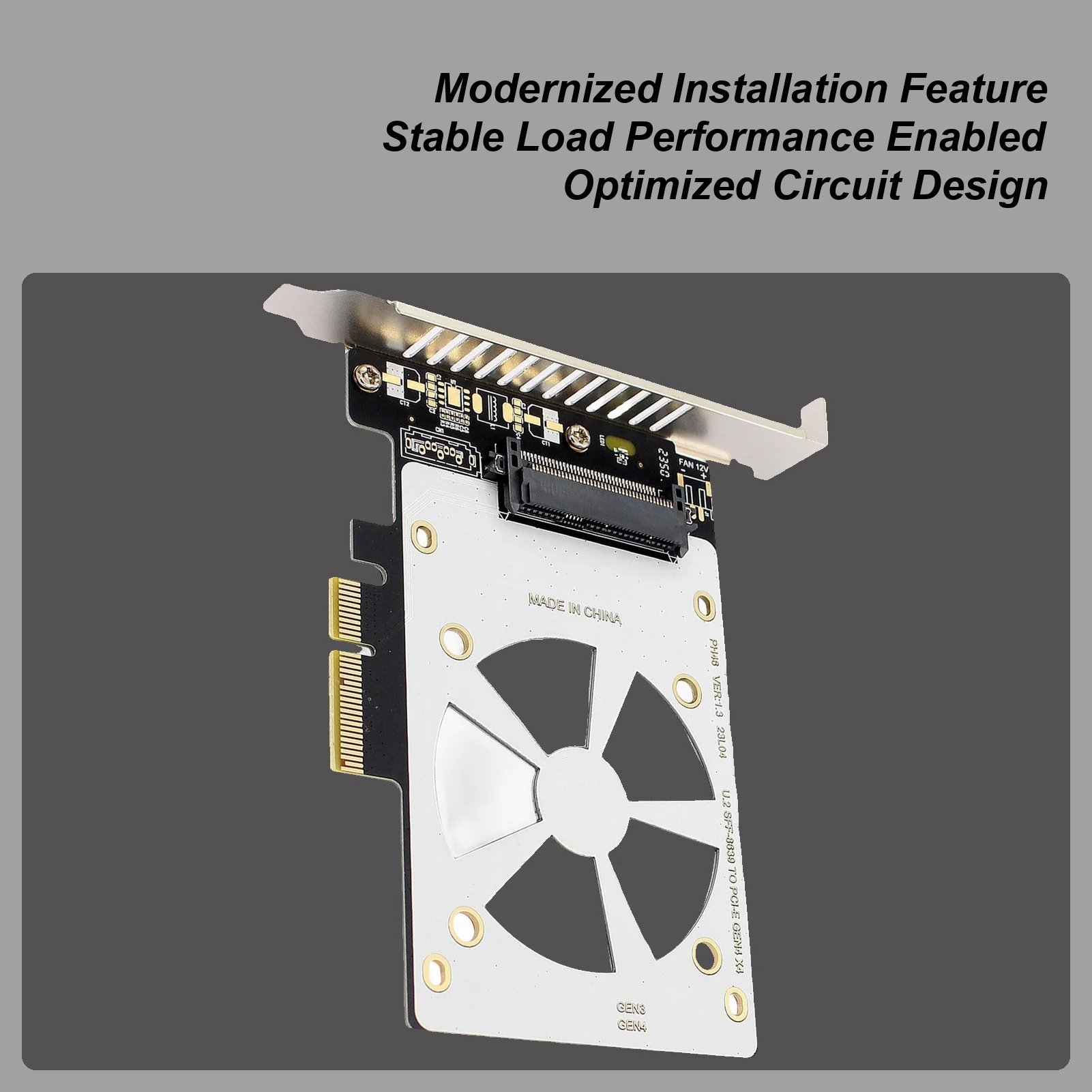 

Expansion 4.0 Adapter U.2 Expansion Adapter Card Transfer Drive Connector For High Speed Data System Performance Stable