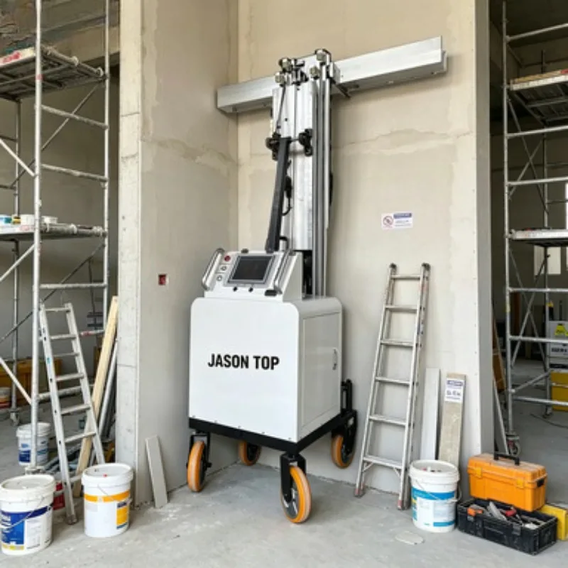 Full-automatic Gypsum Scraping Machine Intelligent Wall Plastering Machine Cement Mortar Smoothing Machine