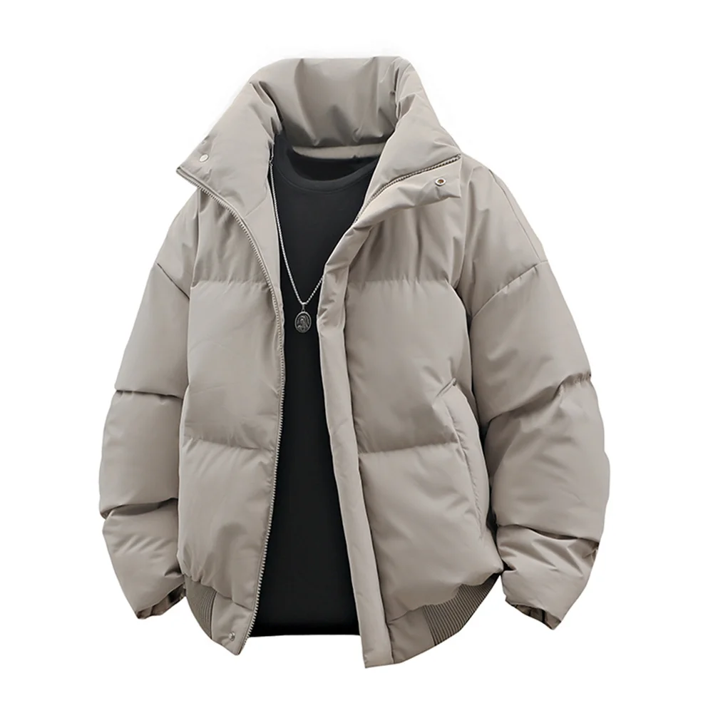 Manteau rembourré multifonctionnel pour hommes, nouvelle mode d'extérieur d'hiver, veste doublée en coton avec fermeture éclair de haute qualité