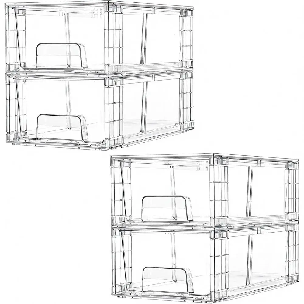 

Многоярусные акриловые органайзеры для ящиков, прозрачные, для ванной, кухни, под раковину, для шкафов, для кладовой