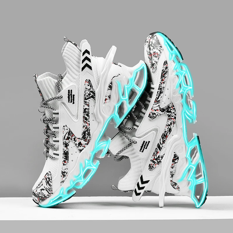 

Running Shoes for Men Outdoor Fitness Sport Shoes Anti-skid Cushioning Support Comfortable Man Mesh Sneakers