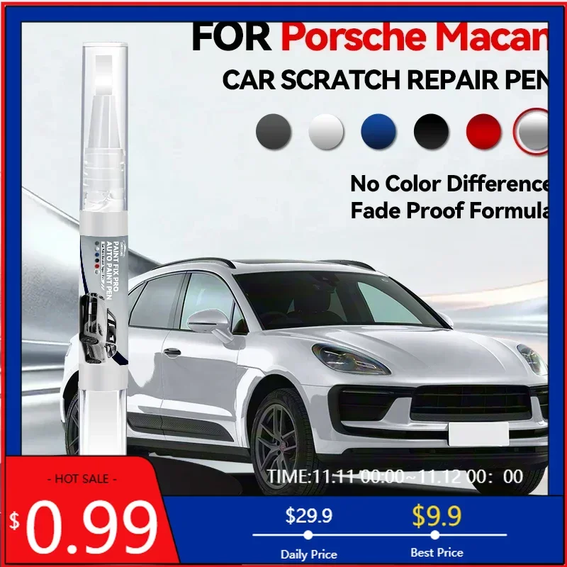 Lápiz de Reparación de Pintura para Autos, Exclusivo para Porsche Macan 2014-2025, Accesorios para Reparación de Arañazos, Blanco S9R, Tiza M9