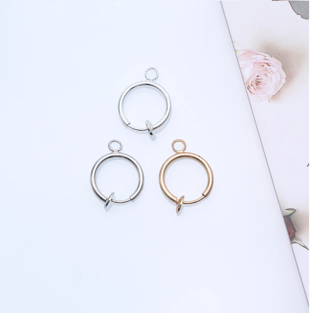 60 PCS Delicate Earrings Accessories Beautiful Clip DIY Jewelry Making Supplies Clips for