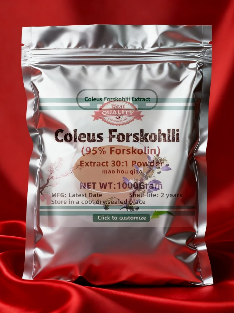 Emballage à 4 couches sac scellé Forskolin Emballage personnalisé Coleus Forskohlii 30:1