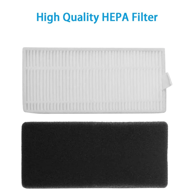 Yeedi 로봇 진공 청소기용 필터 브러시 천 교체 부품 세트, K650 액세서리, 17 개