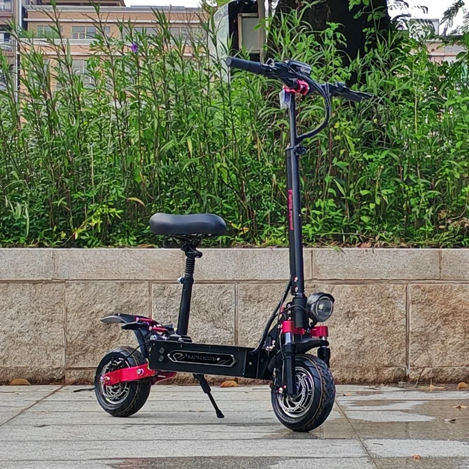 Boyueda Q7Pro Max 3200W 52V28AH، سرعة عالية 70 كم/ساعة محرك مزدوج للبالغين على الطرق الوعرة سكوتر كهربائي يتم شحنه من الاتحاد الأوروبي، قابل للطي 10 بوصات #6