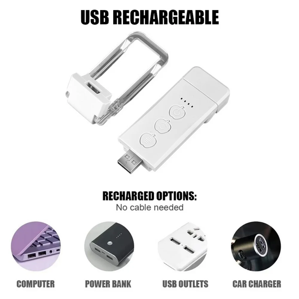 Usb Charging Clip Reading Light  LED Rechargeable Book Lamp Bookmark Reading Night Light Portable Read Lamp Kids Read Book Light