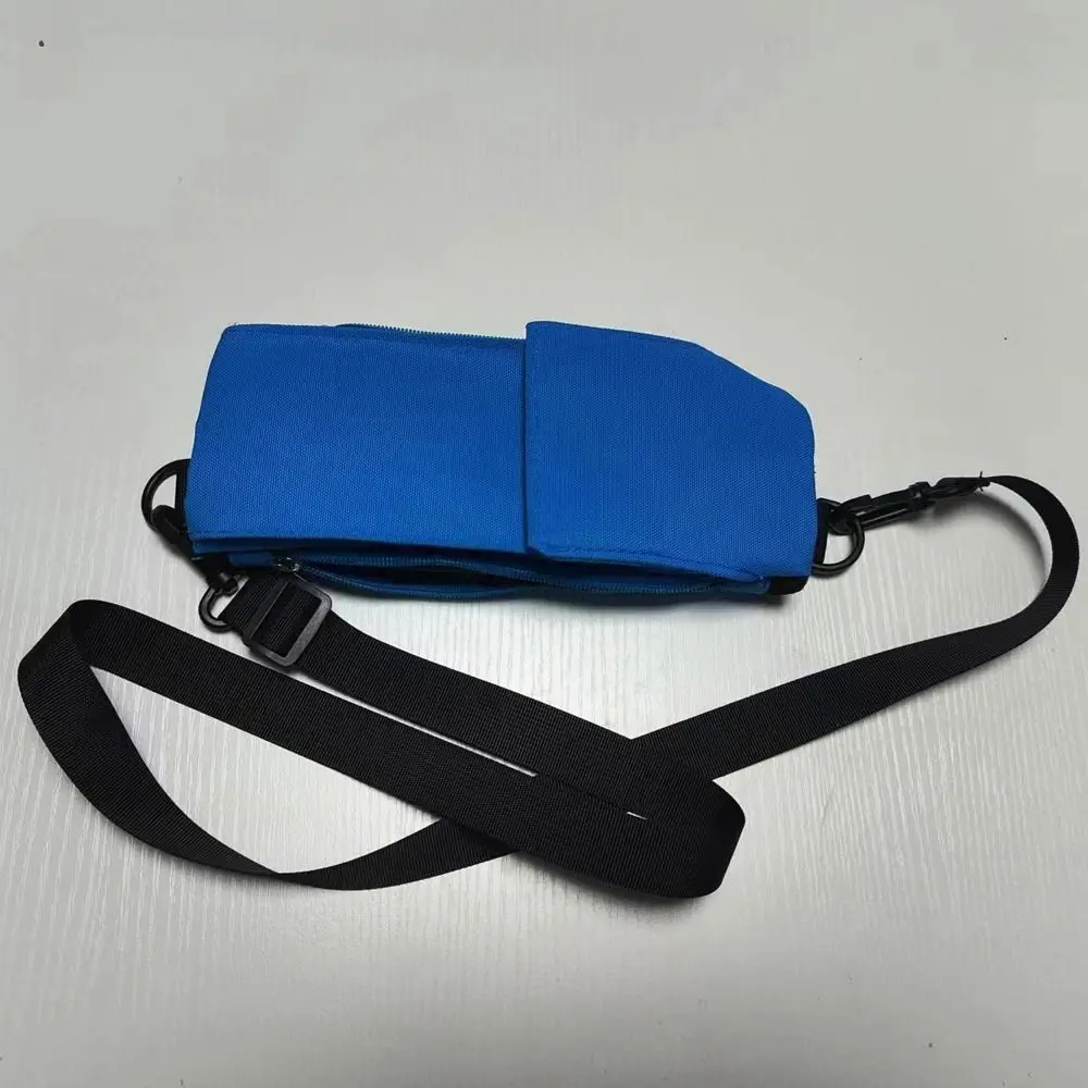 Canvas Solid Color Mini Mobile Phone Bag Shoulder Solid Color Canvas Light Shoulder Bag Korean Style INS