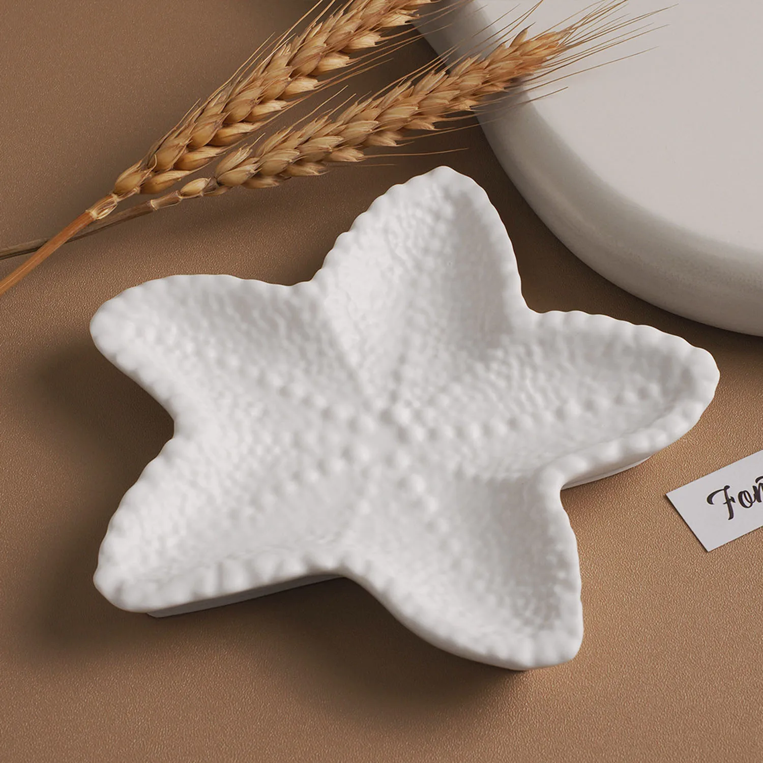 Starfish Shape Silicone Gypsum Tray Molds Tray Mold DIY Handmade Jewelry Storage Making Concrete Cement Mould Home Decoration image 5