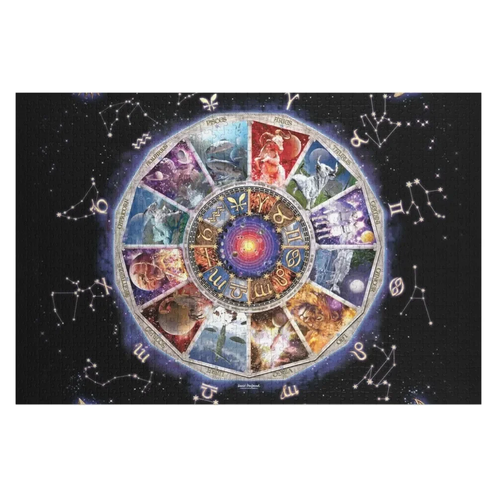 

Zodiac Jigsaw Puzzle Personalized Gift Married Photo Personalized Gifts Puzzle