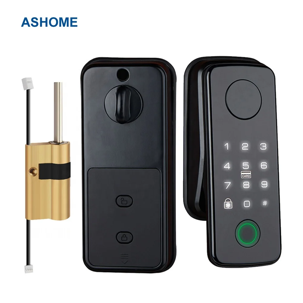 home security europe automatic door lock cylinder mortise universal smart home fingerprint lock cylinders