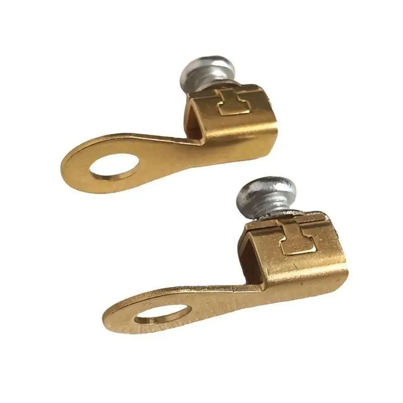 Brass Copper Wire Terminal Connectors Rust Proof High Conductivity 1Pcs for Industrial Equipment Wiring Connection
