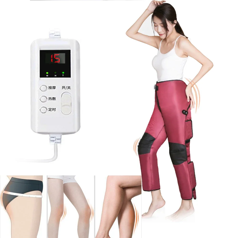 Heating electric leg massager thin thigh beauty leg instrument vibration hip waist massager weight loss instrument 220V voltage