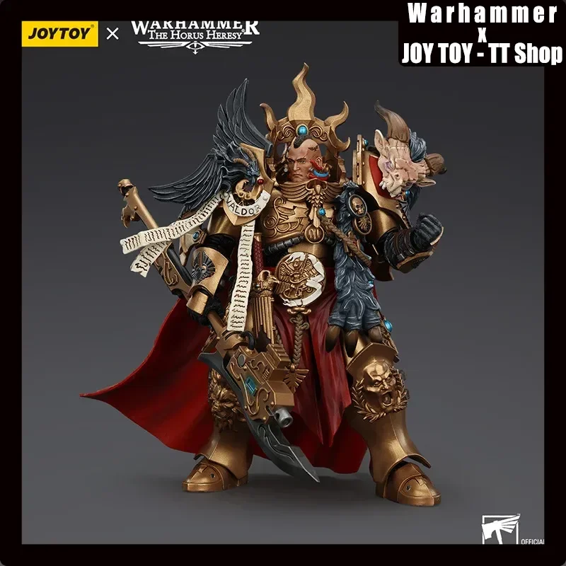 JOY TOY - Warhammer 1/18 40k Constantin Valdor, Capitão-Geral dos Adeptus Custodes durante a Heresia Horus - Figura de ação