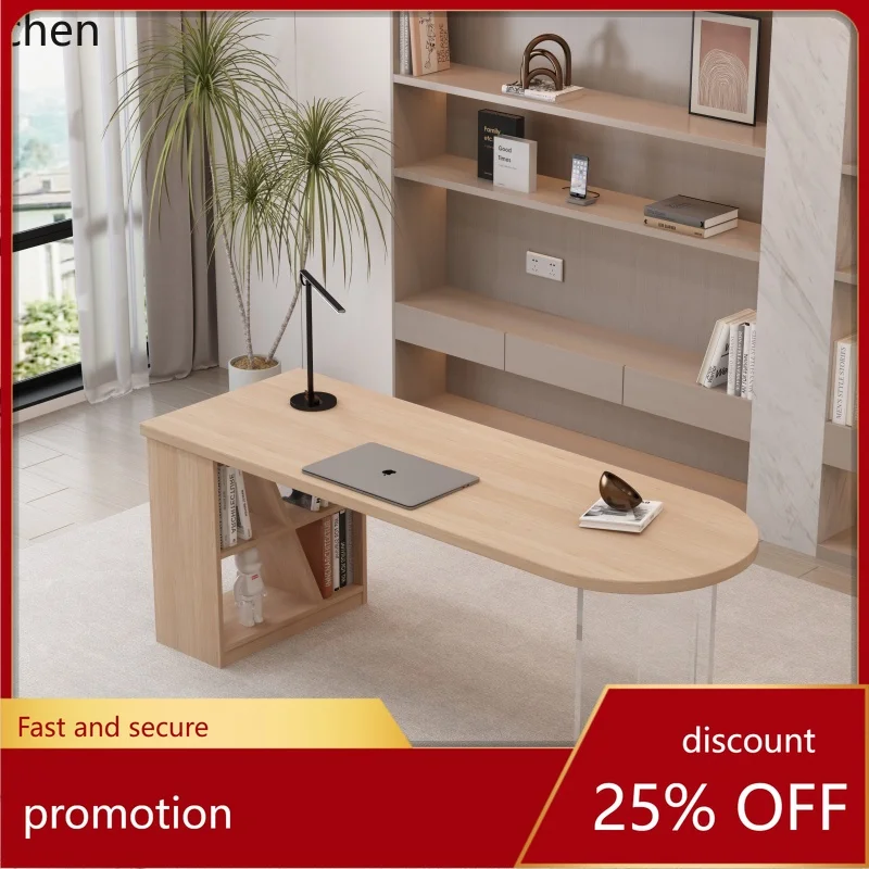 

ZML minimalist design study home desk desk writing desk acrylic modern simplicity