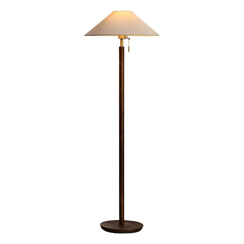 

Japanese style, solid wood, floor lamp, silent wind, bed and breakfast, living room, sofa lamp