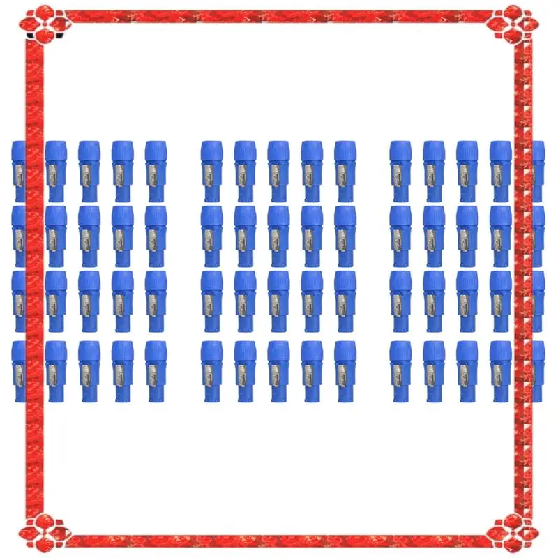 

24-часовая доставка, 60 шт., 3-контактный разъем питания переменного тока, штекер NAC3FCA NAC3FCB, кабель переменного тока 20 А, 250 В, адаптер питания для сценического освещения