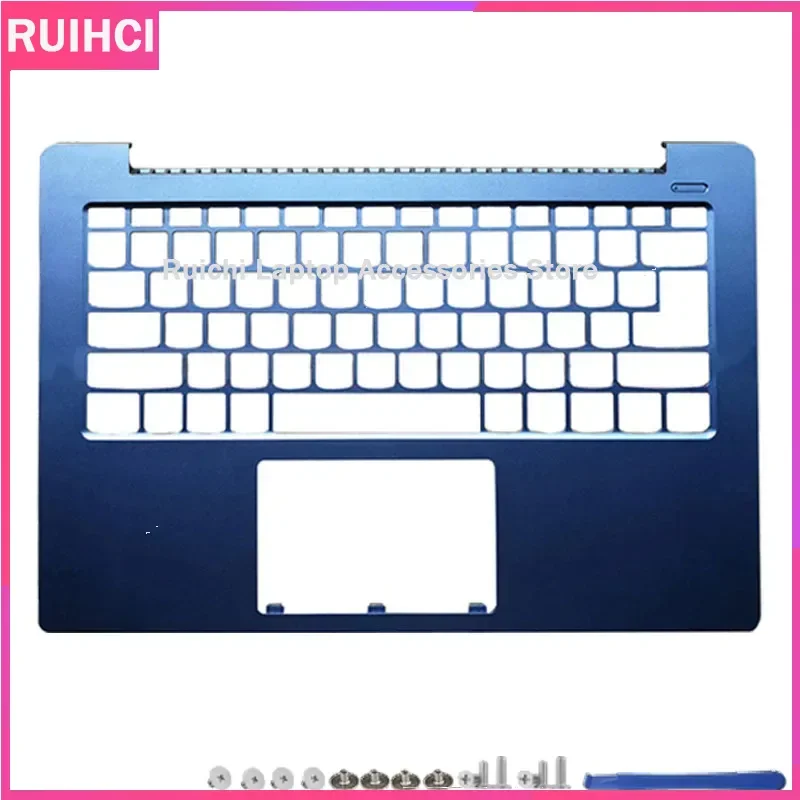 Ideapad 330S-14 330S-14IKB 330S-14AST ラップトップスクリーンケース LCD バックカバー/フロントフレーム/ヒンジ/パームレスト/ボトムケースブルー